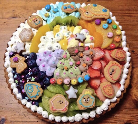 A truly “epic” tart — this fabulous edible tribute to Kirby is almost too cute to eat!