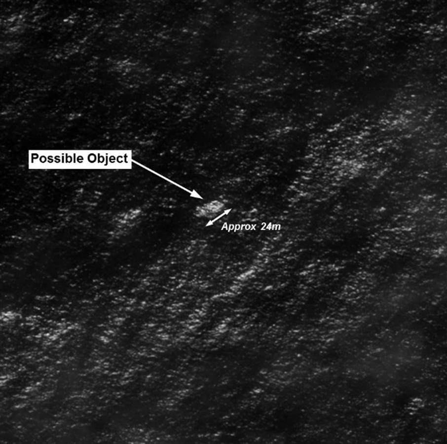Here’s a satellite photo of debris that could be from the missing plane