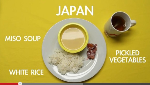 Ironically, this video of a typical Japanese breakfast doesn’t show one