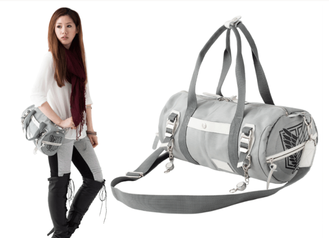 Attack on Titan bag and shawl let you gear up for fighting giants, fashionable dates