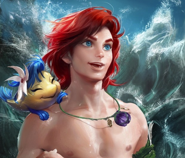 12 gender-bent Disney and Ghibli characters that are utter perfection