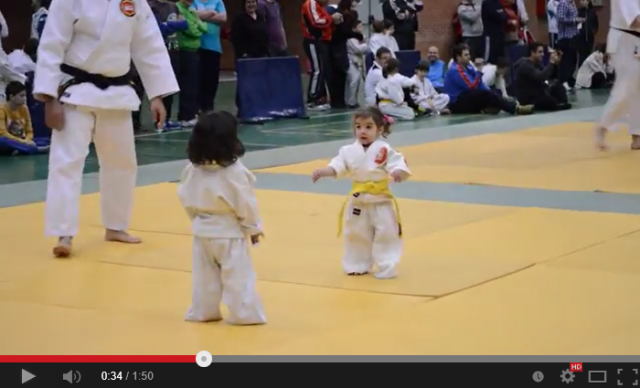 Adorable judo girls still years away from making us scared, already able to make us smile