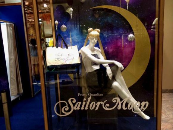 Swanky Sailor Moon styles selling now at Tokyo department store