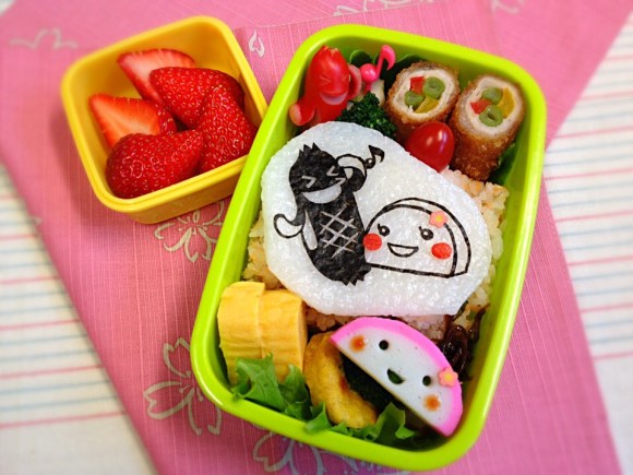 We're not going to lie...these sausage people in Japanese bento freak us out8