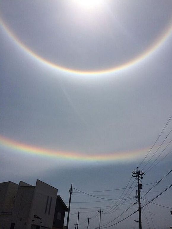 Double upsidedown rainbow appears in Ishikawa Prefecture, makes everyone’s day fabulous