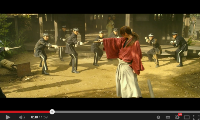 Rurouni Kenshin trailer has rocking theme, gorgeous sets, dudes trying to stab each other