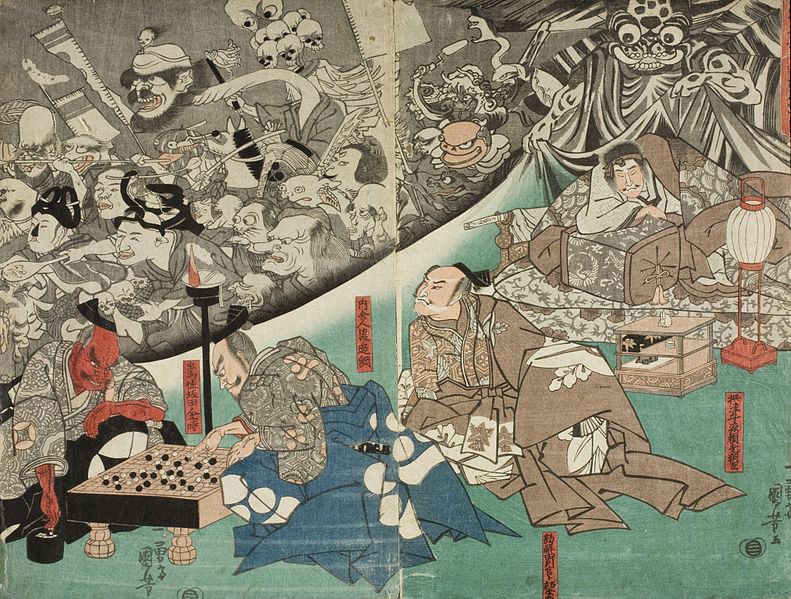 Macabre Japanese ukiyo-e reveal gothic side to art of the floating ...