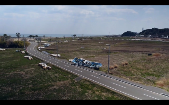 Spooky shots of the abandoned Fukushima disaster area taken with a drone9