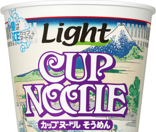 Stay cool with somen ice Cup Noodles this summer