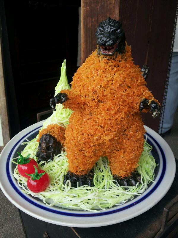 Fried Godzilla with a side of Mothra: a plate of epic proportions