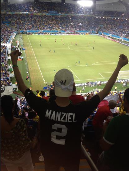 fan at world cup game