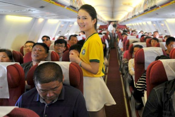 flight attendant brazil world cup jersey4