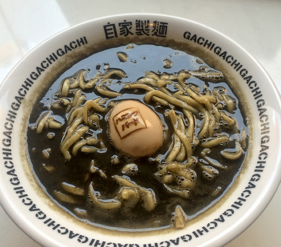 Is this tequila ramen with pitch-black broth and action movie tie-in macho enough for you?