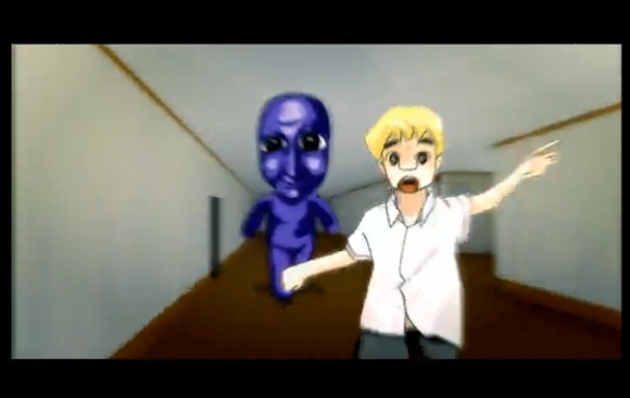 When giant blueberry monsters attack: Ao Oni meets Attack on Titan