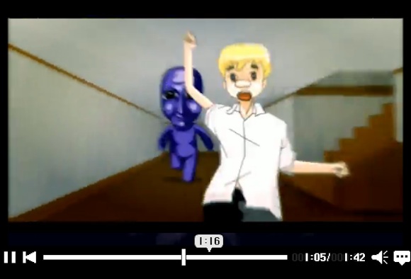 When giant blueberry monsters attack: Ao Oni meets Attack on Titan【Video】