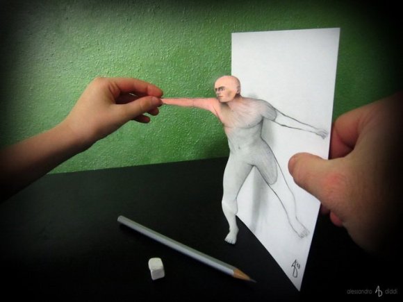 19 pencil drawings that trick your mind into thinking they're 3-D12