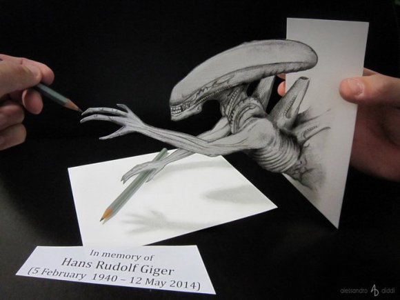 19 pencil drawings that trick your mind into thinking they're 3-D16