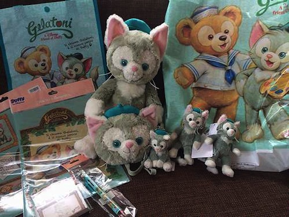 Details about  / Tokyo Disney SEA Duffy Bear Friends Headband Cute Gelatoni Plsuh Ear Costume Cat