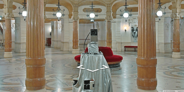 Google’s Street View cameras are taking spooky selfies in museums around the world
