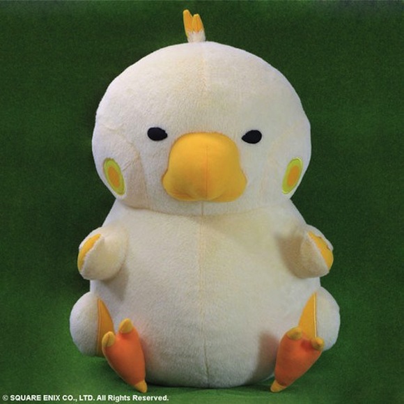 Chubby Chocobo plush is as round as he is adorable