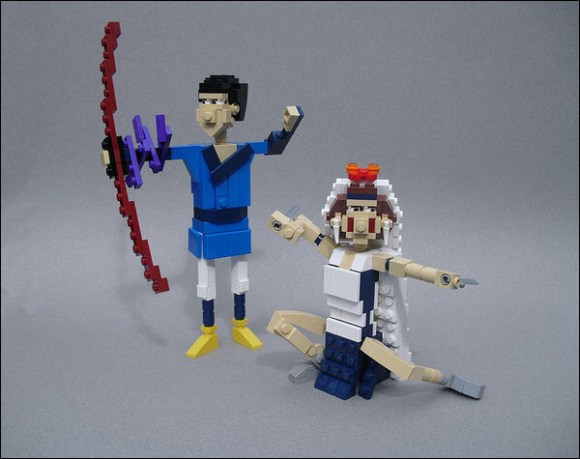 Lego models of Ghibli characters pay tribute to Hayao Miyazaki