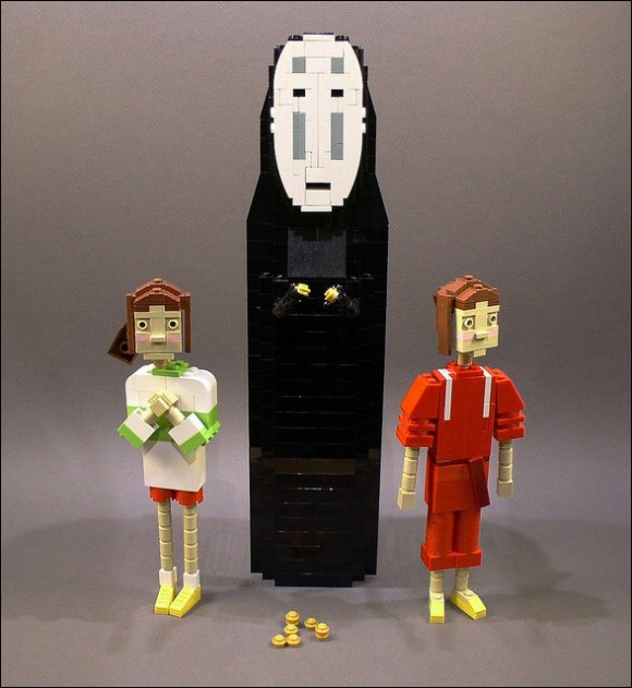Lego models of Ghibli characters pay tribute to Hayao Miyazaki