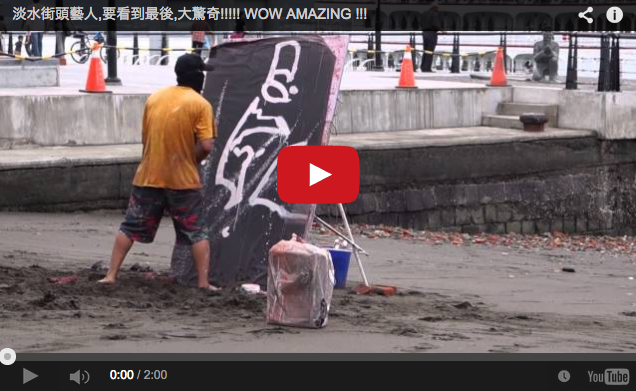 What is this man painting? You may have to wait until the very last second to find out 【Video】
