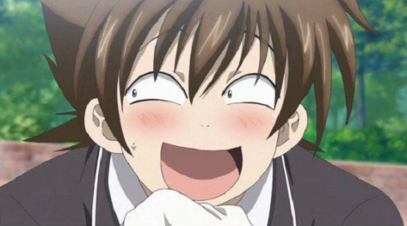 AIGC - anime boy with brown hair and green eyes, wearing - Hayo AI