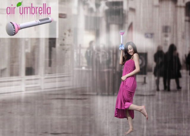 Awesome Air Umbrella from China keeps you dry with blasts of air