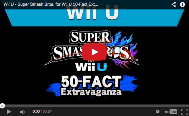 Super Smash Bros. for Wii U will support EIGHT-PLAYER offline battles 【Video】