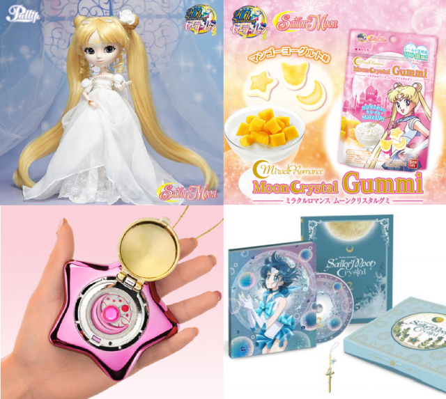 Sailor Moon candy, dolls, and music boxes! More new merch than you can shake a Moon Stick at
