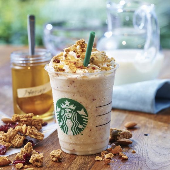 Honey, granola and soy — a match made in Starbucks Roppongi!