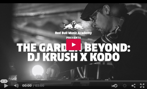 Legendary DJ Krush performs with traditional Japanese musicians to