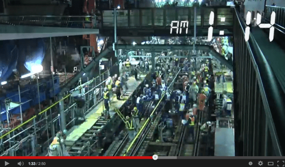 さよなら地上駅舎_東横線渋谷駅－2013_3_15−3_16　相直までの1日を振り返るドキュメント_-_YouTube2