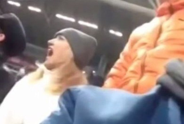 Pretty Russian sports fan lets loose animal roar to support her team, terrify humanity 【Video】