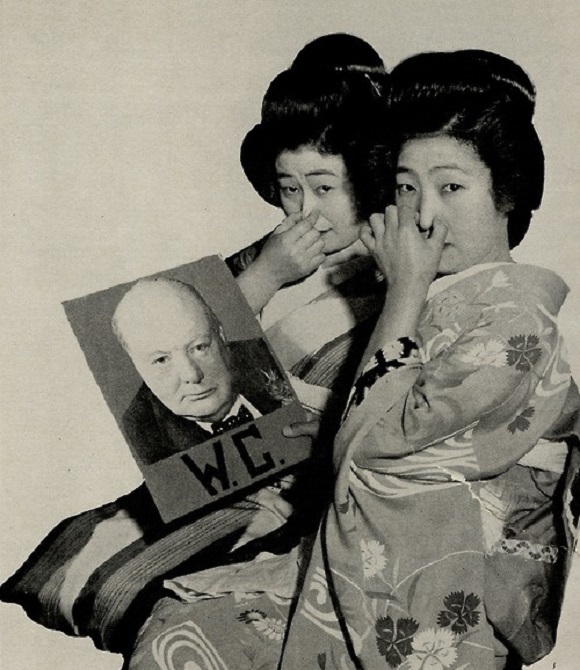 1940s Jap Porn - Anti-UK World War II era photograph featuring grimacing geisha uncovered |  SoraNews24 -Japan News-