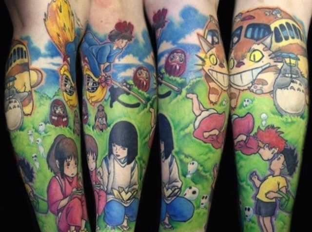 Check out these amazing Ghibli-inspired tattoos