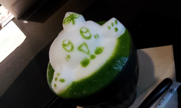 Green Tea Latte Art8