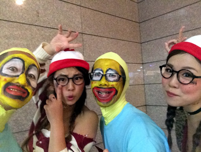 Funasshi's unofficial mascot Satosshi celebrates Halloween 2014 in