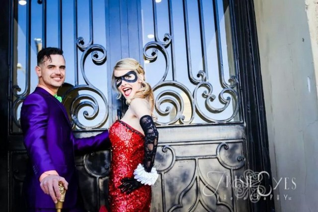 Joker weds Harley Quinn! Guess who walked the bride down the aisle