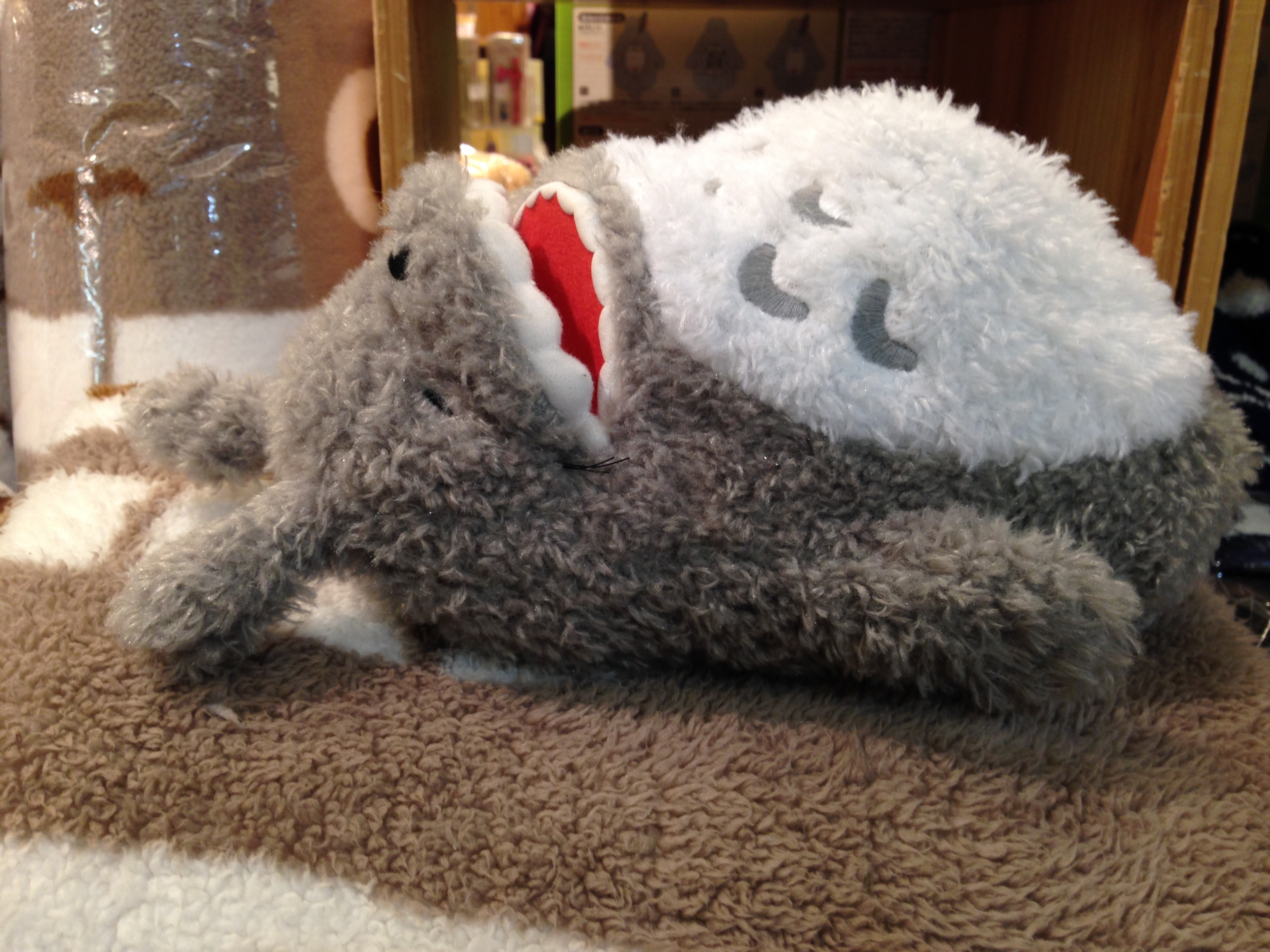 snoring totoro plush