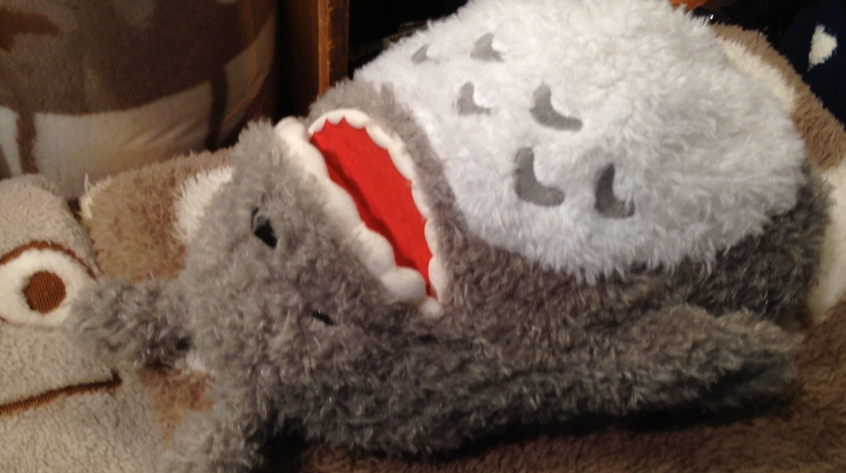 snoring totoro plush