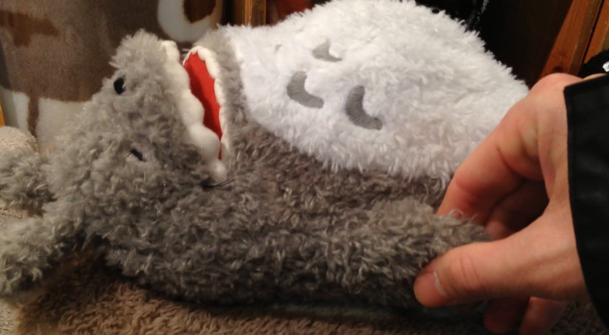 snoring totoro plush