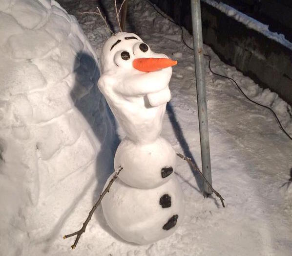 Real-life Olaf takes Twitter by (snow)storm