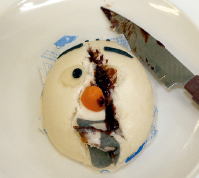 Hate Frozen? Then you’ll love these photos of the Disney hit’s Olaf being murdered in pastry form