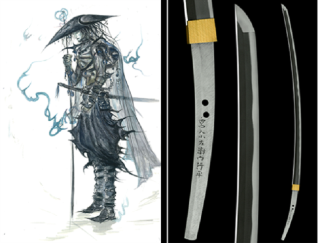 “2D vs. Katana” exhibition shows off recreations of swords from anime and video games in Osaka