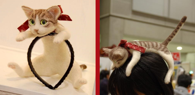 The cat hairband, for when cat ears just aren’t enough