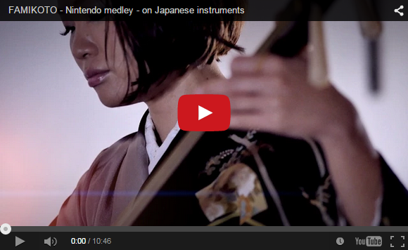 Famikoto celebrates Nintendo with medley of game music played on traditional instruments【J-Tunes】