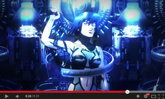 Teaser trailer released for new Ghost in the Shell movie, set to open summer 2015 【Video】
