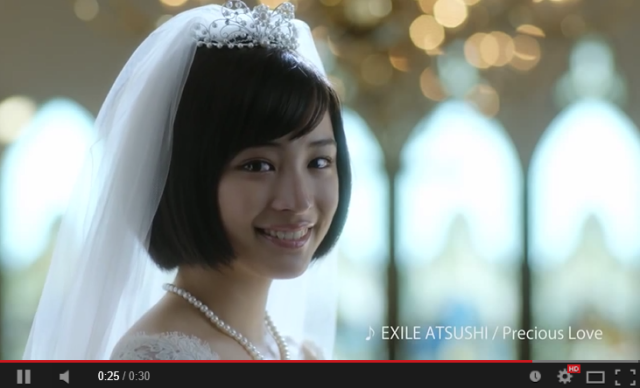 Japan’s newest sweet-(16)-heart isn’t old enough to drink, is old enough to star in wedding ads